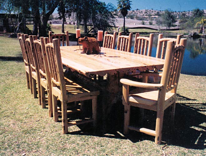 Cabin Dining Tables Lodge Style, Cabin Dining Table And Chairs