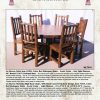 Round Table - Round Lodge Dining Table  - MLT541