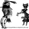 Door Pull - Kokopelli - Native American God Of Fertility - HH504