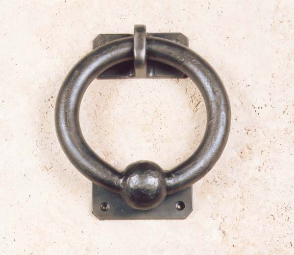 Ring Pull - Cholmondeley Castle Style in Wrought Iron - HH160
