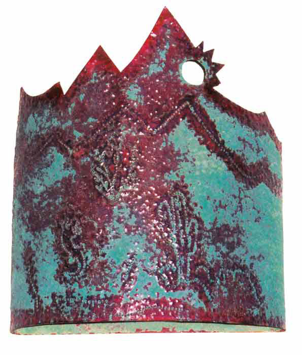 Copper Sconce - Sun Rising Over The Rocky Mountains - LS008