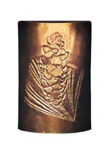 Copper Sconce - Wild Flowers American West - LS157