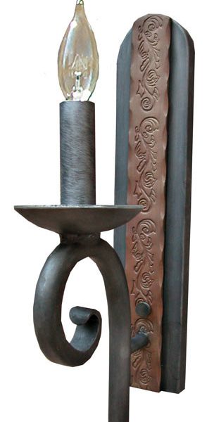 Hand Forged Medieval Sconce - Donjon de Maurepas Style - LS516