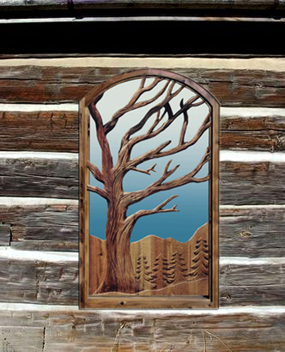Carved Window - Design From Historic Record - WIN1620